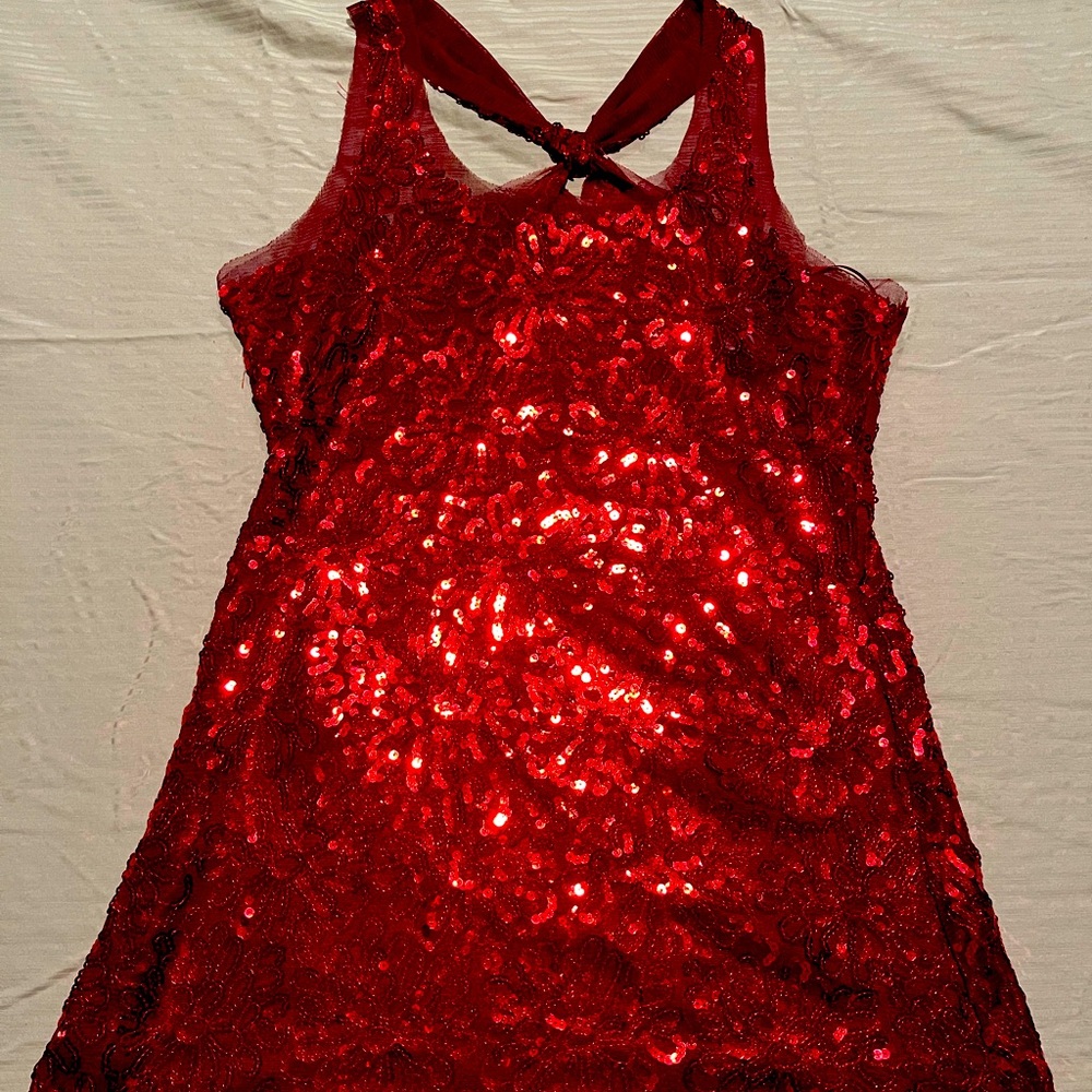 Red Sequin Dressy Tank The Deb Valentine’s Day